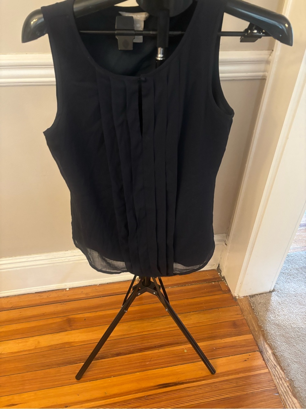 Banana Republic Factory Pleated Front Sleeveless Camisole
